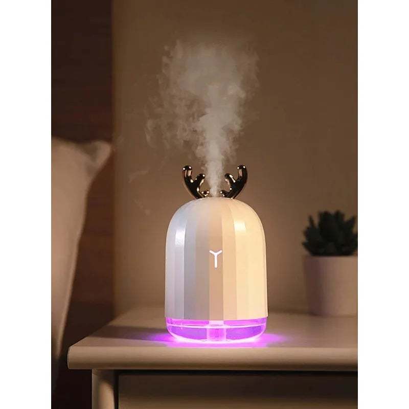 Humidificador Portátil Ultrasónico para Bebé y Embarazada – Difusor de Aceites Esenciales USB, Anión, Ideal para Coche y Oficina (220ML)