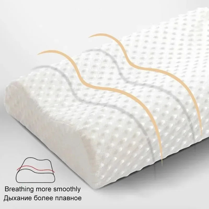 Almohada Ortopédica de Espuma Viscoelástica con Funda de Fibra de Bambú