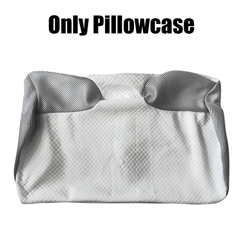 Almohada Cervical 2 en 1 de Espuma Viscoelástica – Contorno Ergonómico para Aliviar el Dolor de Cuello y Mejorar el Sueño