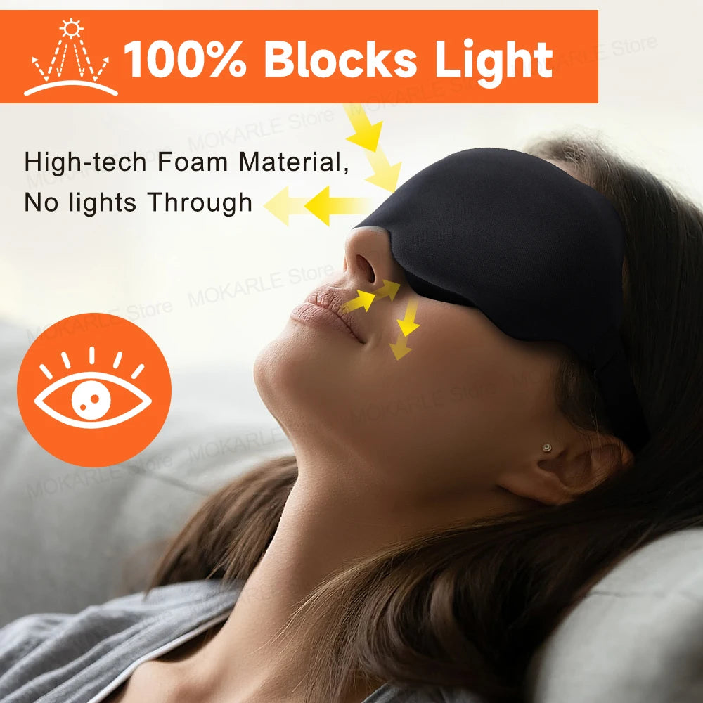 Mascarilla para Dormir 3D – Suave y Ligera para los Ojos, Ideal para Viajes, Transpirable y Ayuda a Mejorar el Sueño (Slaapmasker)