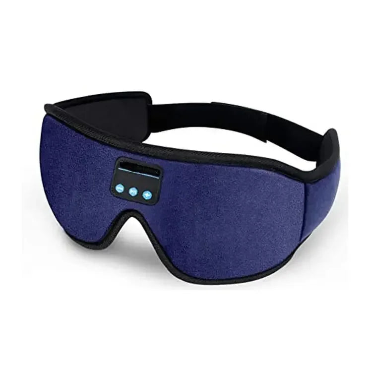 Máscara de Ojos 3D con Auriculares Bluetooth – Altavoces HD Incorporados para Música y Sueño Reparador