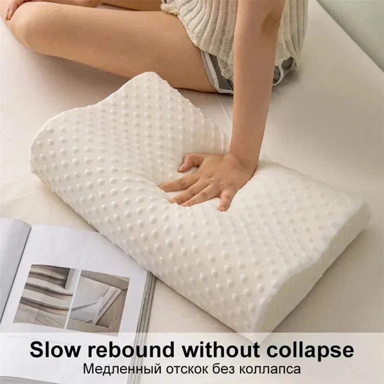 Almohada Ortopédica de Espuma Viscoelástica con Funda de Fibra de Bambú