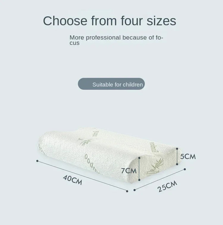 Almohada Ortopédica de Espuma Viscoelástica con Funda de Fibra de Bambú