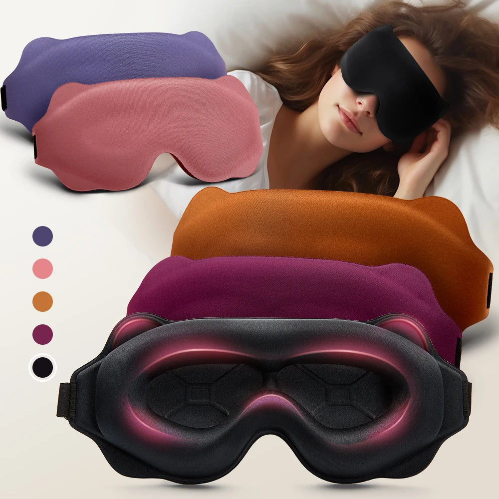 Mascarilla para Dormir 3D – Suave y Ligera para los Ojos, Ideal para Viajes, Transpirable y Ayuda a Mejorar el Sueño (Slaapmasker)