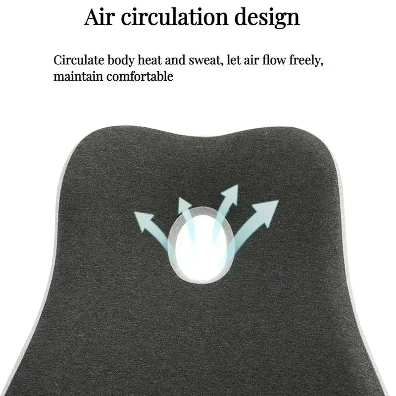 Cojín Lumbar Ortopédico de Espuma Viscoelástica – Soporte Ergonómico para Oficina y Auto