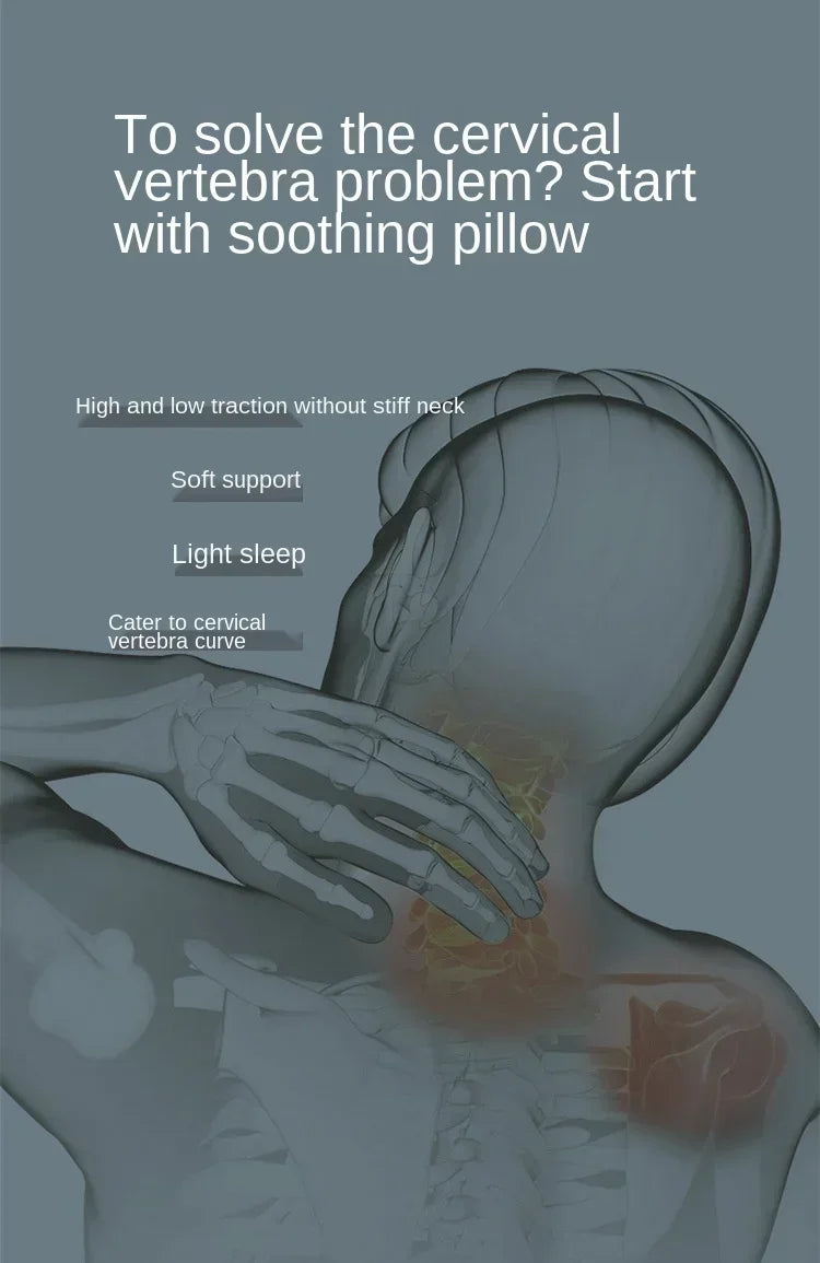 Almohada Ortopédica de Espuma Viscoelástica con Funda de Fibra de Bambú