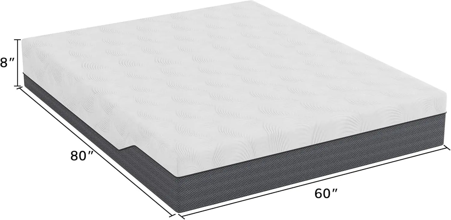 Colchón Queen XMSJ de 8” – Confort Personalizado y Frescura para un Sueño Óptimo