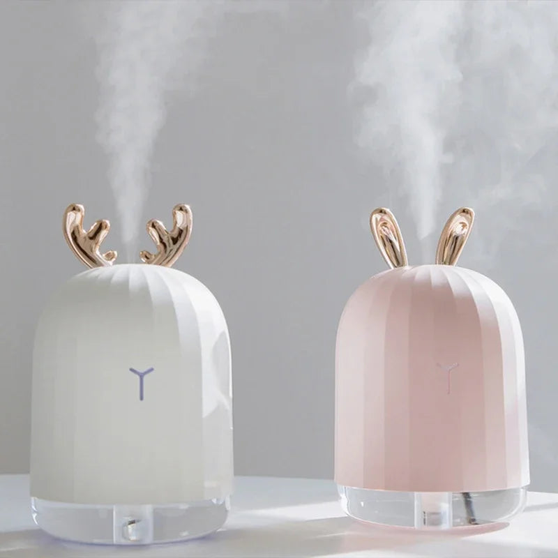 Humidificador Portátil Ultrasónico para Bebé y Embarazada – Difusor de Aceites Esenciales USB, Anión, Ideal para Coche y Oficina (220ML)